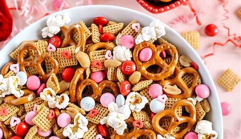 Valentines Day Snack Mix Recipe With Strawberry Pudding Mix Valentine's Eat Yourself