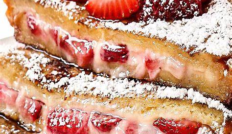 Valentines Day Strawberry French Toast Stuffed FeelGoodFoodie