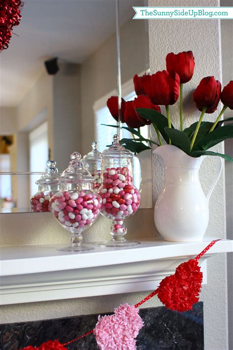 Valentine's Day Decorations Plush Velvet Hearts Tablescape