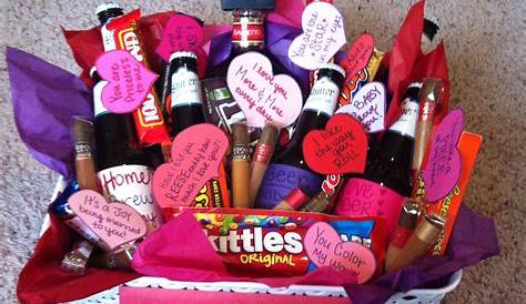 Valentines Gift Basket Ideas For Boyfriend Pin By Karrington Humphreys On