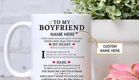 Custom Valentines Day Mug Personalized Gift for Him Boyfriend Etsy