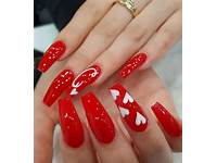 Valentines Long Nails Ideas