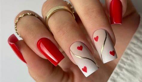 30 Happy Valentines Day Nails To Try in 2023 Nail designs valentines