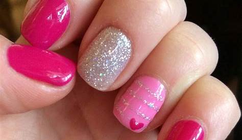 Valentines Nail Polish Colors Adorable Valentine's Day Designs Sparkly s
