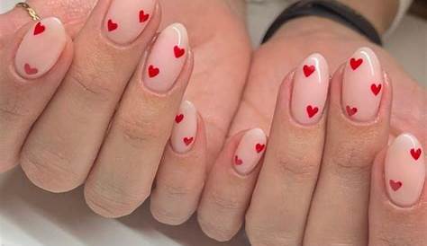 Valentine's Day Press on nails Medium Length Fake Nails