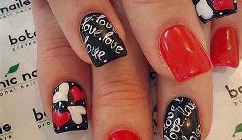 Valentines Nails Hashtags 65 Happy Day For Your Romantic Day