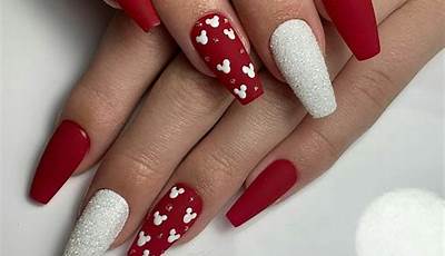 Valentines Nails Ideas Red
