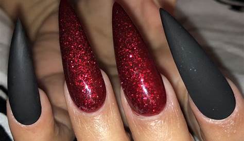 Valentines Nails Stiletto Heart ! Perfect For Or Anytime