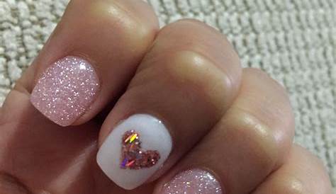 Valentines Nails With Glitter 60 Adoring Valentine's Day Nail Art Ideas