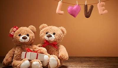 Valentines Photoshoot With Teddy Bear