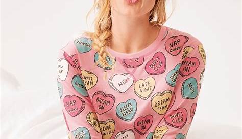 Trendy Valentine's Day Inspired Pajamas For Women Candie Anderson