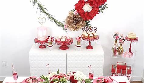 Valentines Table Decor White Table Cloth 39 Valentine Ation Ideas To Adding