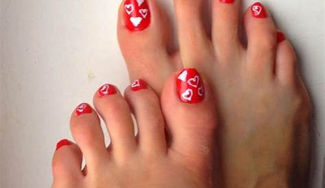 Valentines Toe Nails 2023 35 Best Valentine's Day Nail Designs In Red