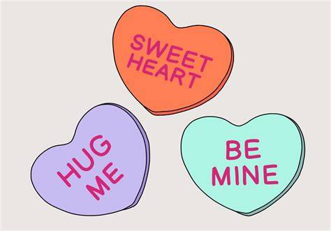 valentines candy drawing