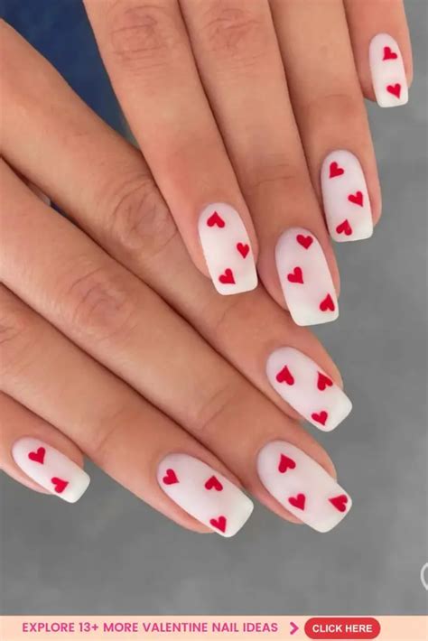 Valentines Nails Easy Simple