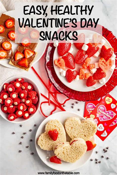 valentines snacks to make