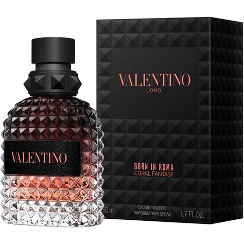valentino coral fantasy for men gift set