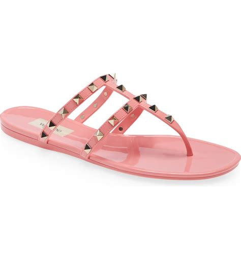 valentino garavani rockstud jelly sandals