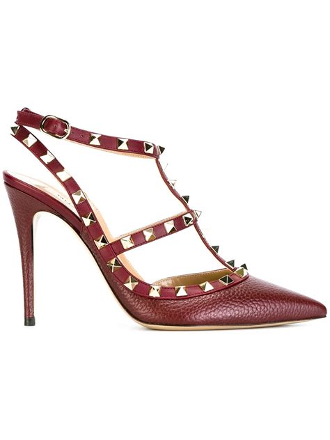 valentino garavani shoes red