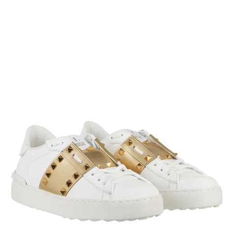 valentino garavani sneakers gold