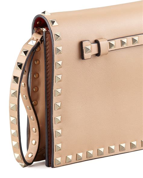 valentino rockstud clutch bag