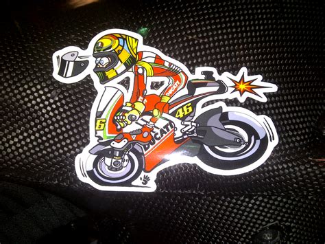 valentino rossi bike stickers