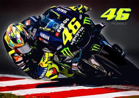 valentino rossi poster