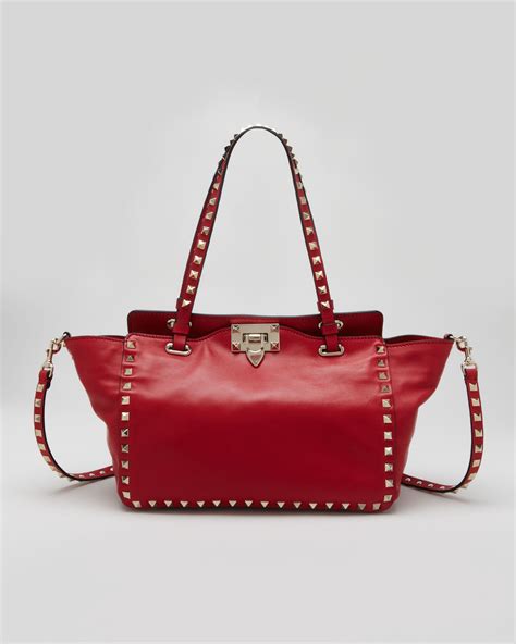 valentino tote bag red