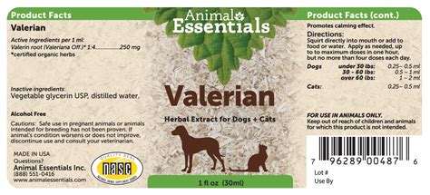 valerian for dogs