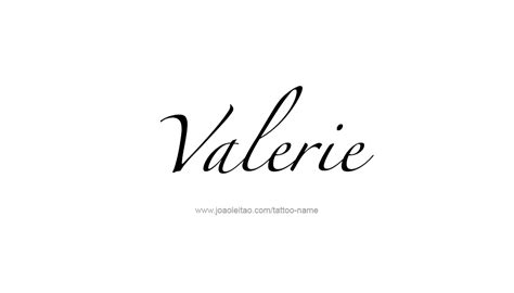 Informative Valerie Tattoo Designs Ideas
