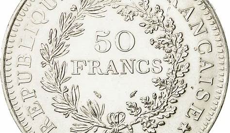 Valeur Pieces Argent 50 Francs 1978 Hercule