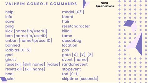 Valheim Console Commands Pc Server