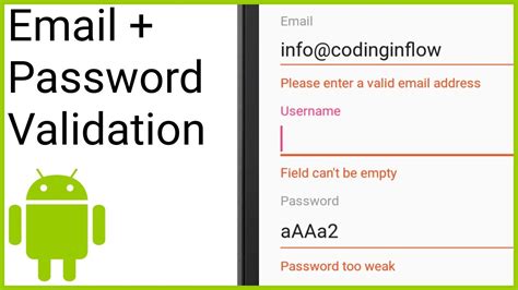 valid email and password generator