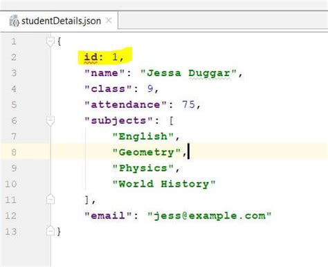 valid json file example