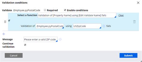 validation rules in pega