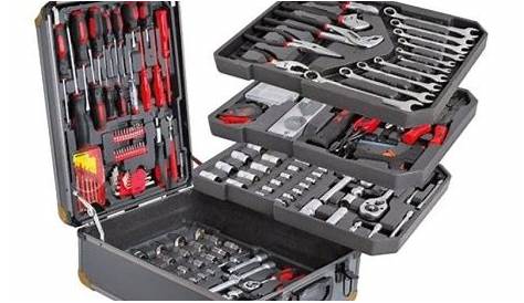 Valise A Outils Tool Box 187 Pieces à Pièces Chrome Vanadium TOOLP