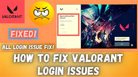 valorant cannot log in