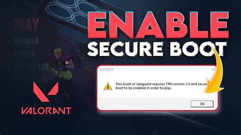 valorant vanguard requires secure boot
