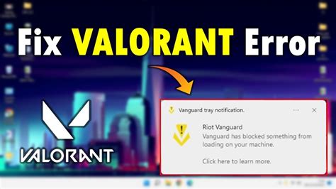 valorant vanguard tray notification