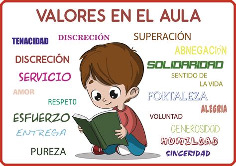 valores de un estudiante