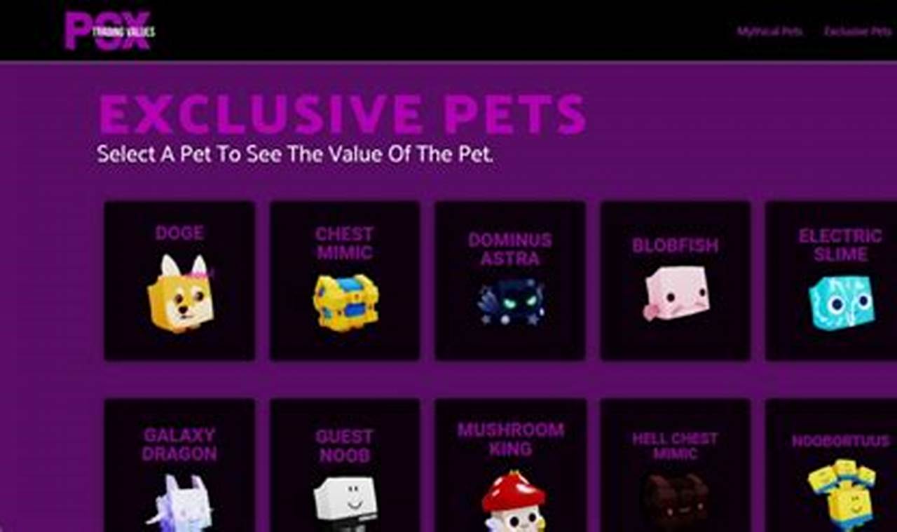 value pet simulator x 2023