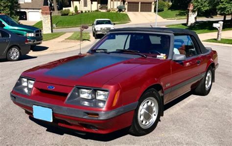 value 1986 mustang gt convertible 5.0