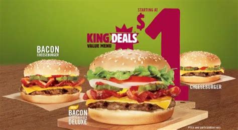 Value Menu at Burger King 95th