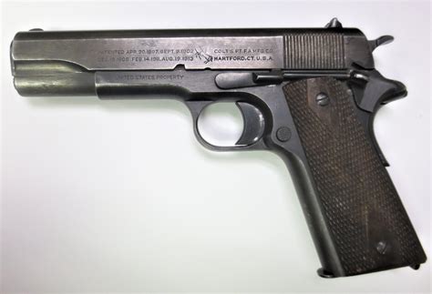 value of 1911 colt 45 military issue pistol