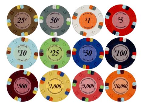 value of casino chips