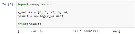value of e in python