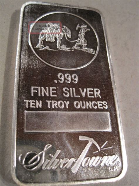 value of ten troy ounce silver bar
