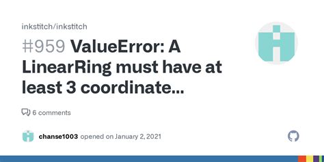 valueerror: a linearring requires at least 4 coordinates.