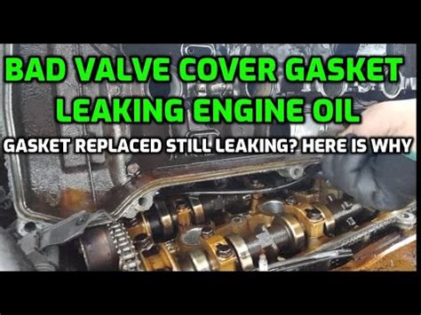 Valve Cover Leaking Engine
