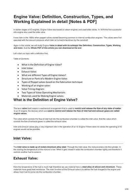 Valve Definition Sentence